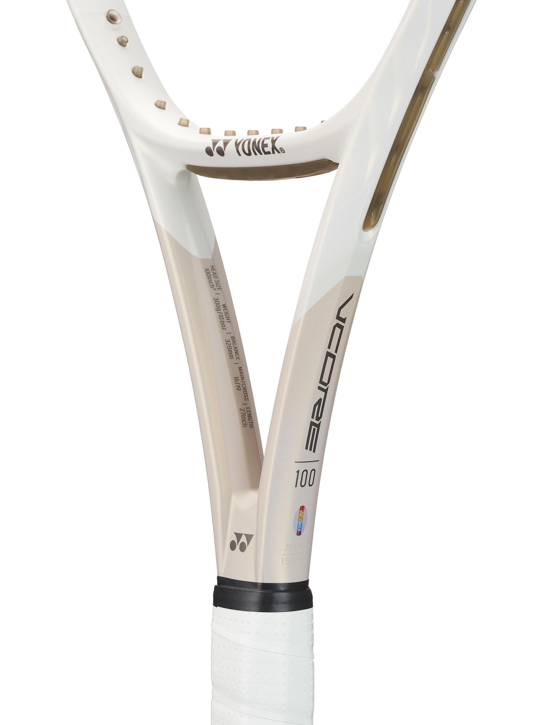 Yonex VCORE 100 7th Gen. Tennis Racquet in Sand Beige