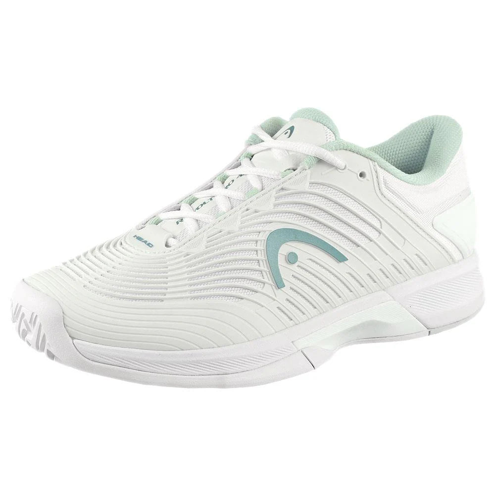 Head Women's Revolt Pro 4.5 Tennis Shoe In White/Aqua