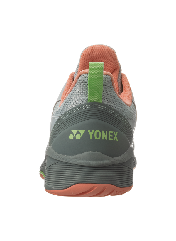 Yonex Women's Power Cushion Sonicage 3 Tennis Shoes in Grayish Blue/Pink