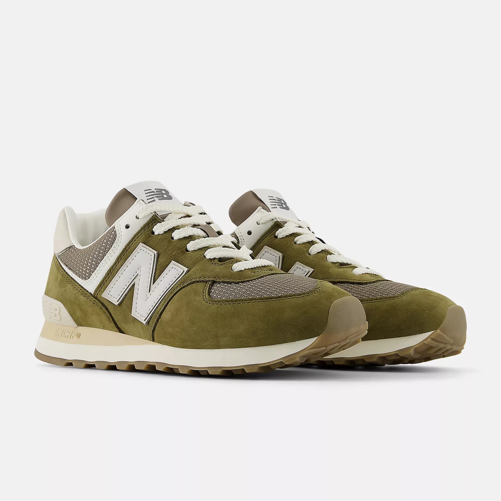 New Balance Unisex 574 Sport Lifestyle Shoes in Calcium
