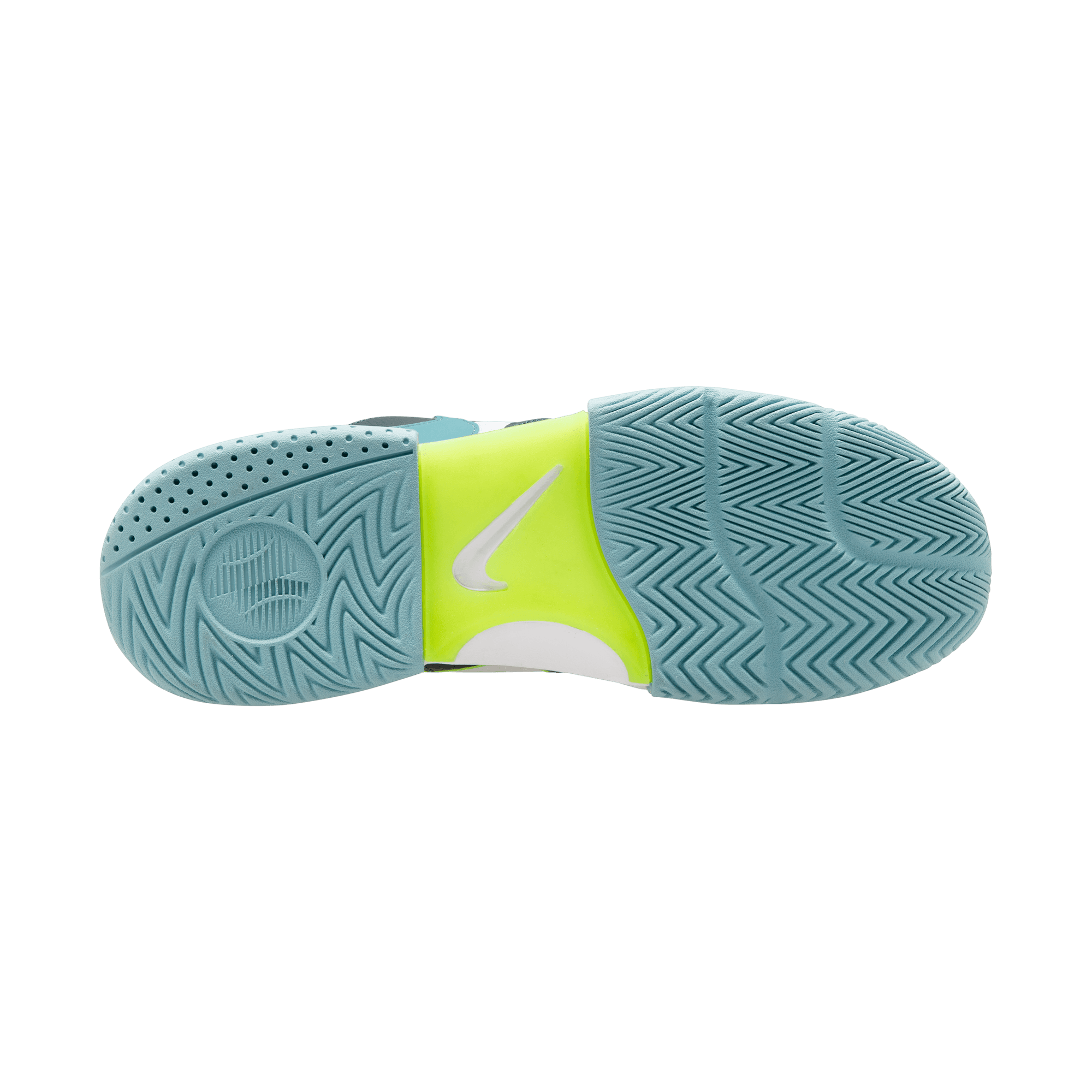 Nike Men's Lite 4 Shoes in White/Volt-Armory Navy-Denim Turq