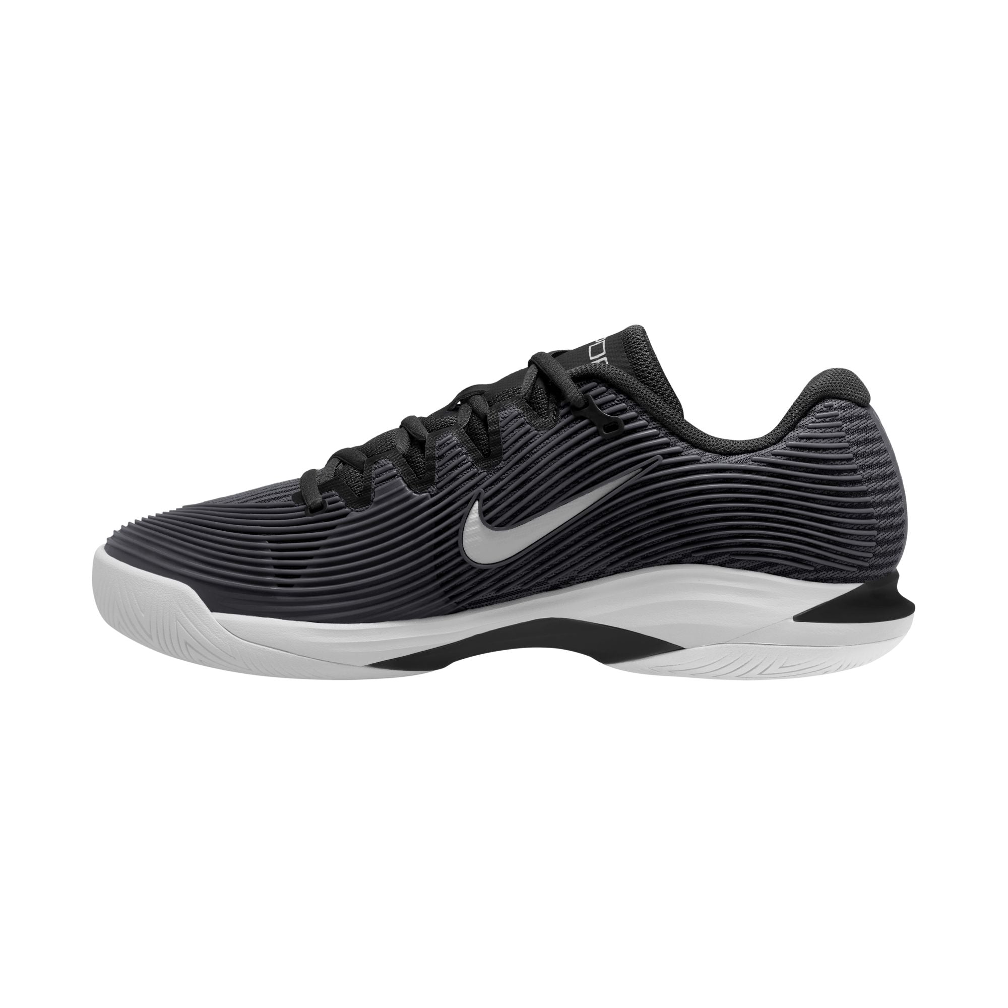 Nike Men's Vapor 12 Hard Court Tennis Shoes in Black/White-Dk Smoke Grey