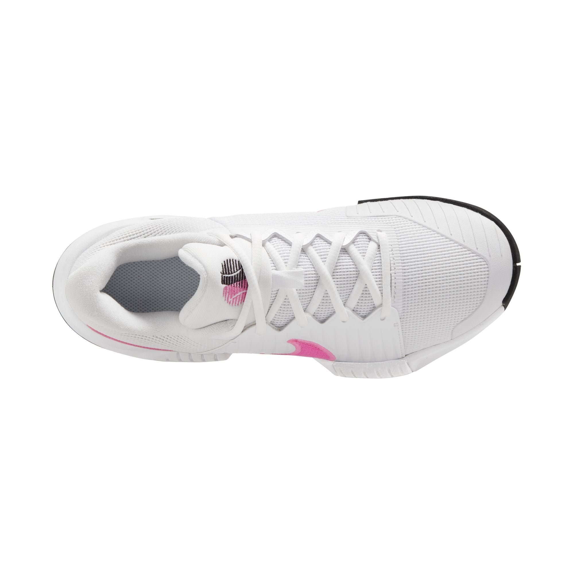 Nike Women's GP Challenge Pro Hard Court Shoes in White/Playful Pink-Black