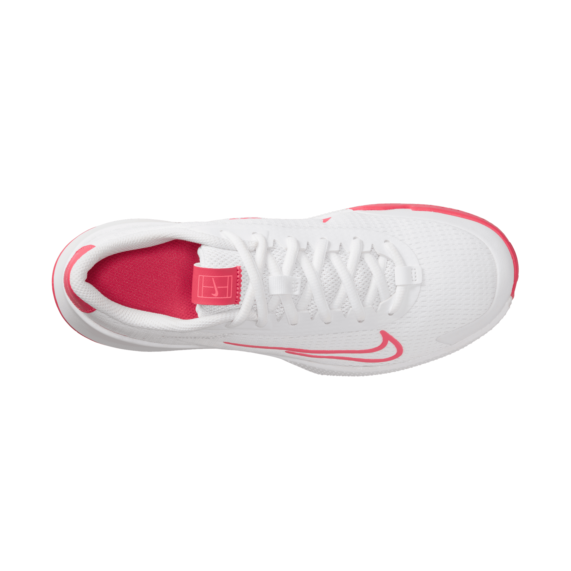 Nike Women's Vapor Lite 2 Tennis Shoes in White/Aster Pink-Hot Punch-Crimson Tint