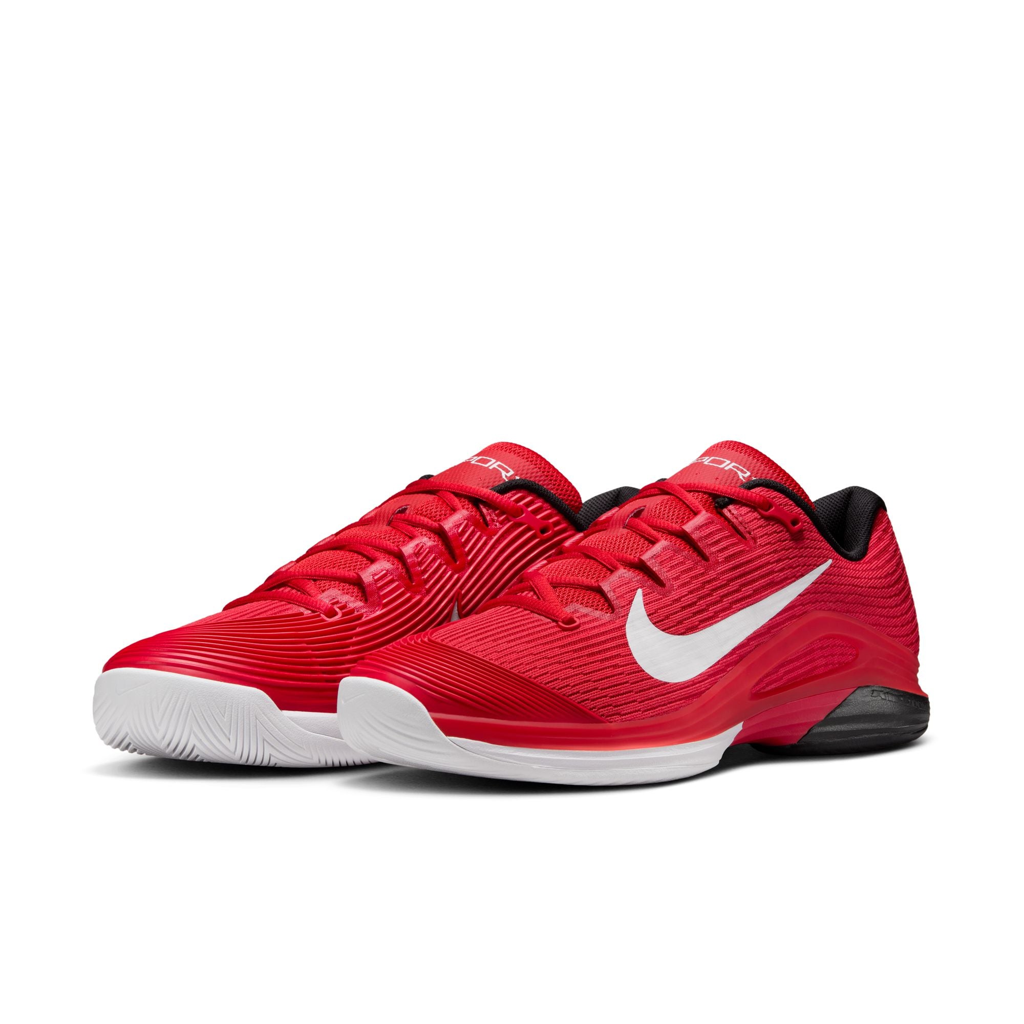 Nike Men's Vapor 12 Hard Court Tennis Shoes in University Red/White-Black-Gym Red