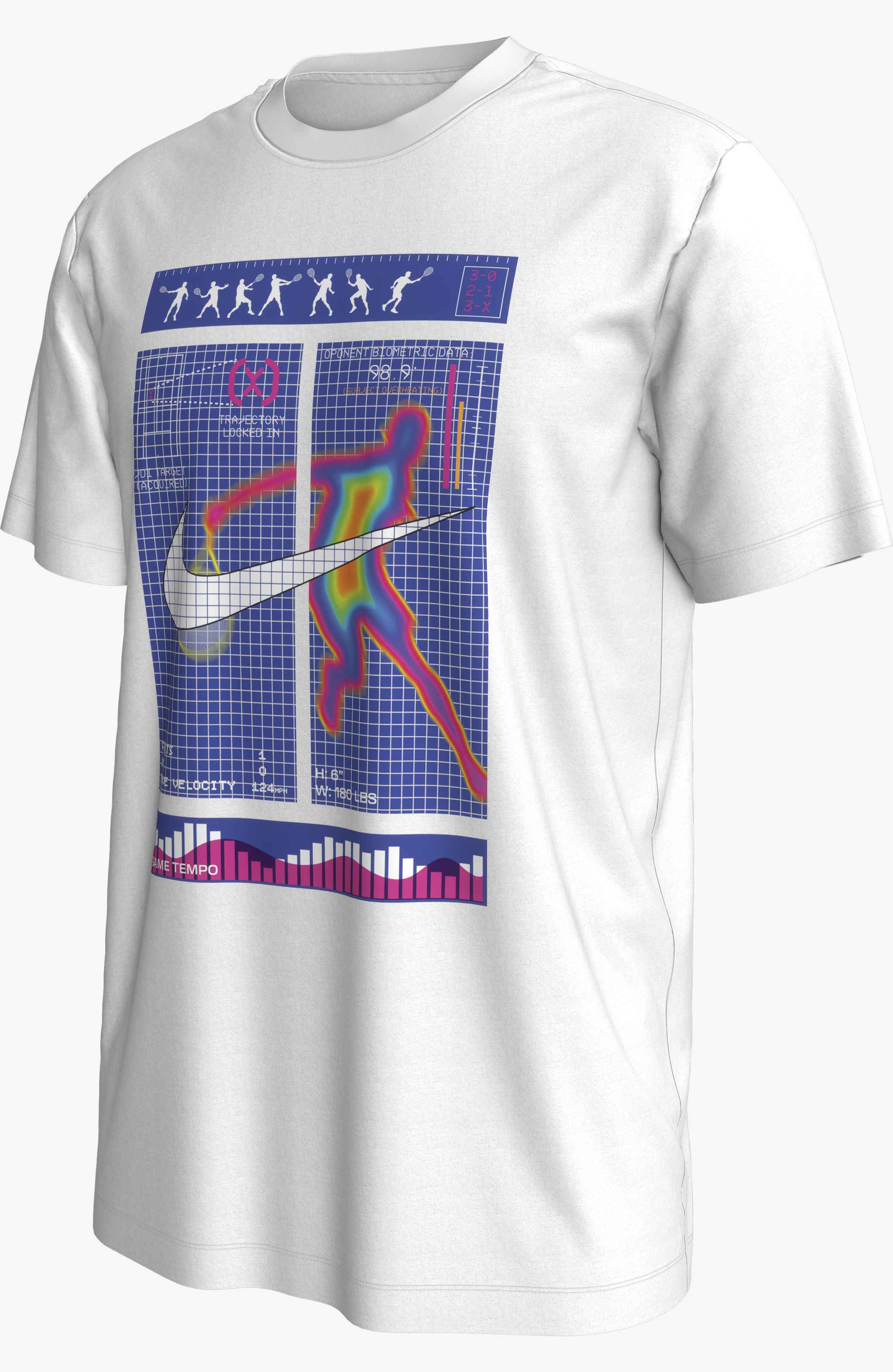 Nike Men's Court Dri-FIT Tennis T-Shirt in White