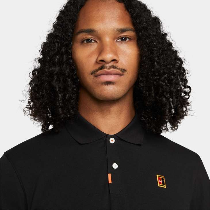 Nike Men's Polo Slim-Fit Polo in Black