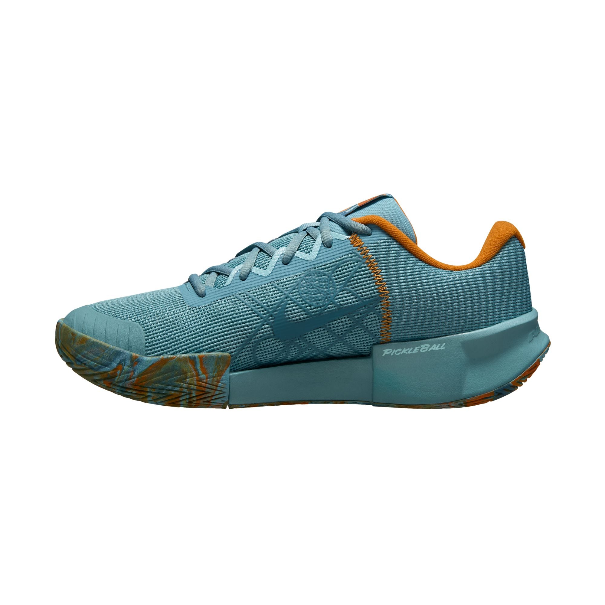 Nike Men's Zoom Challenge Pickleball Shoes in Denim Turq/Copper Moon-Smokey Blue