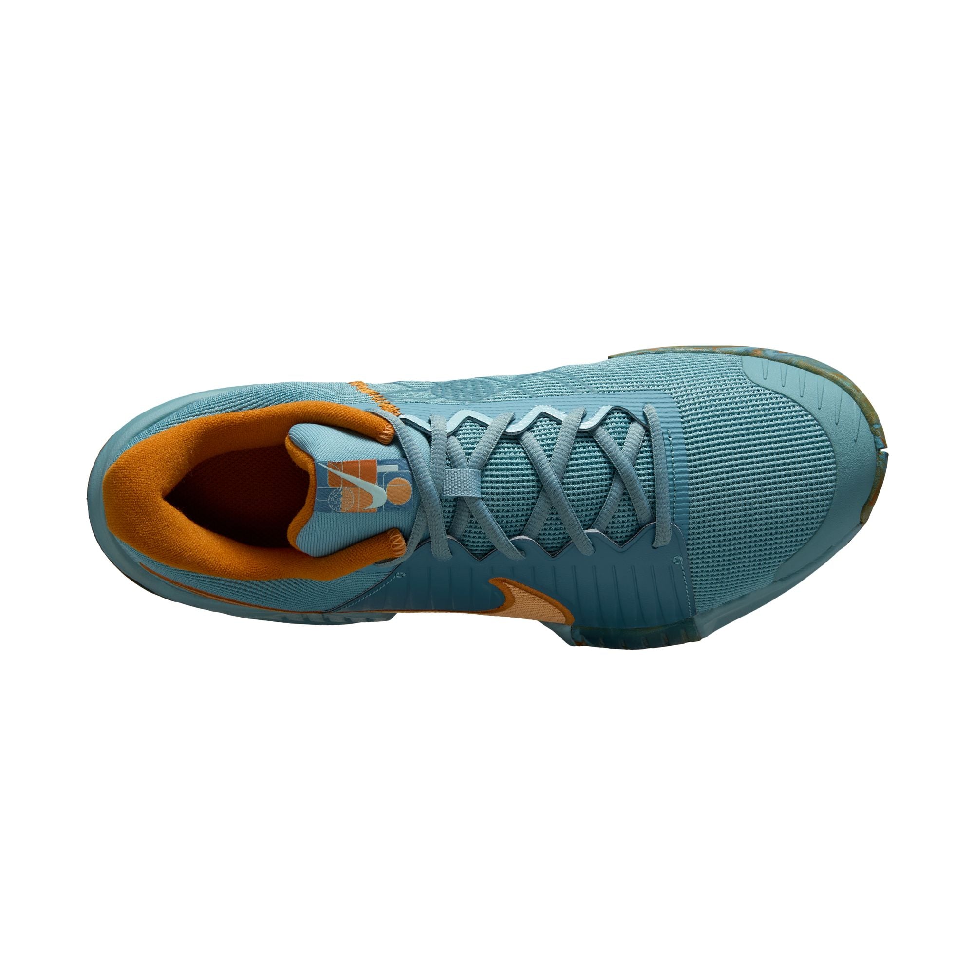Nike Men's Zoom Challenge Pickleball Shoes in Denim Turq/Copper Moon-Smokey Blue