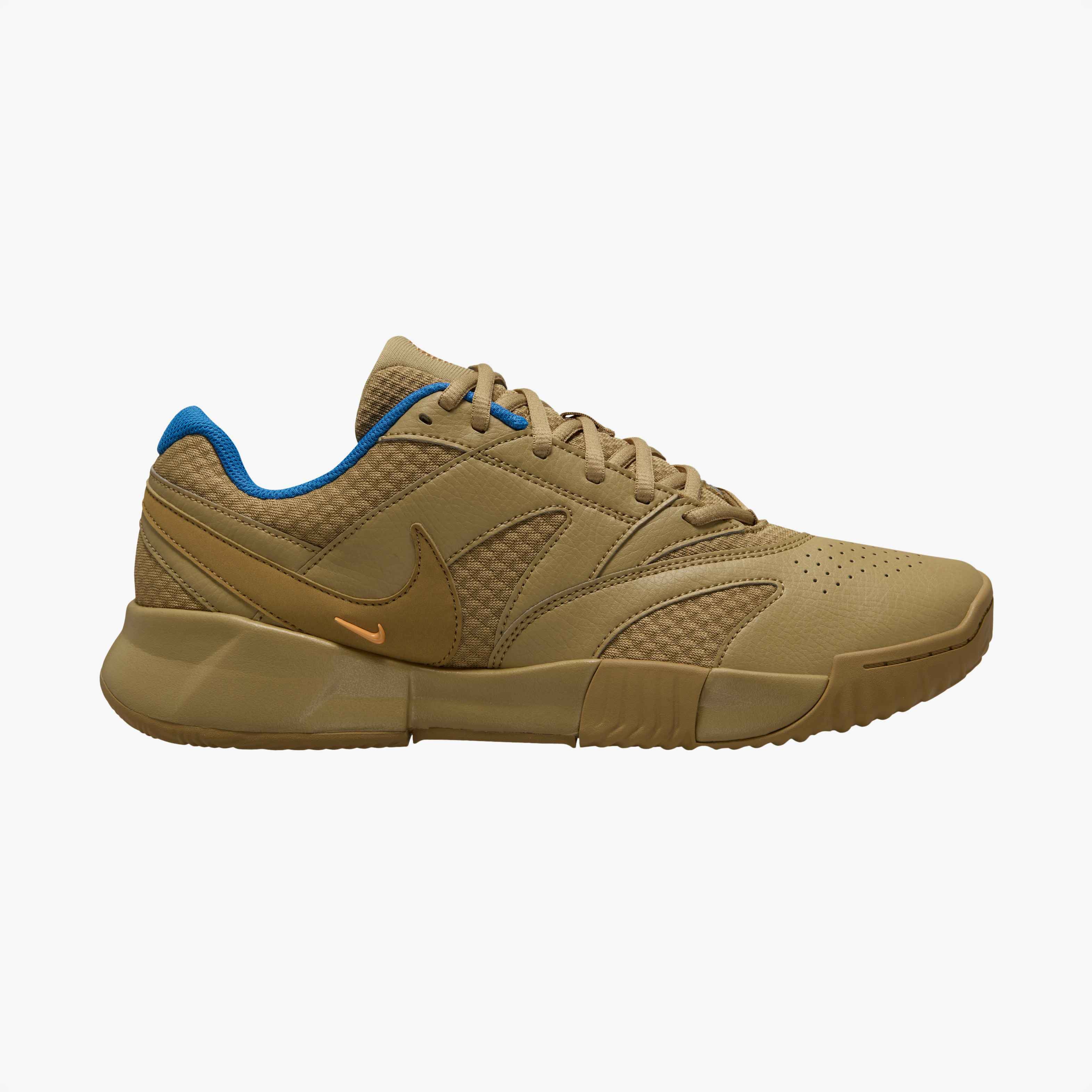 Nike Men's Court Lite 4 Hard Court Tennis Shoes in Parachute Beige/Copper Moon-Star Blue