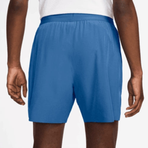 Nike Men's Court Advantage Dri-FIT 6" Tennis Shorts in Star Blue/White