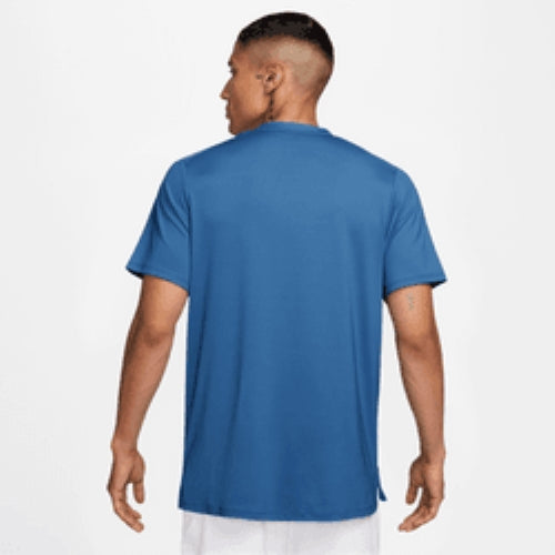 Nike Men's Court Advantage Dri-FIT Tennis Top in Star Blue/White
