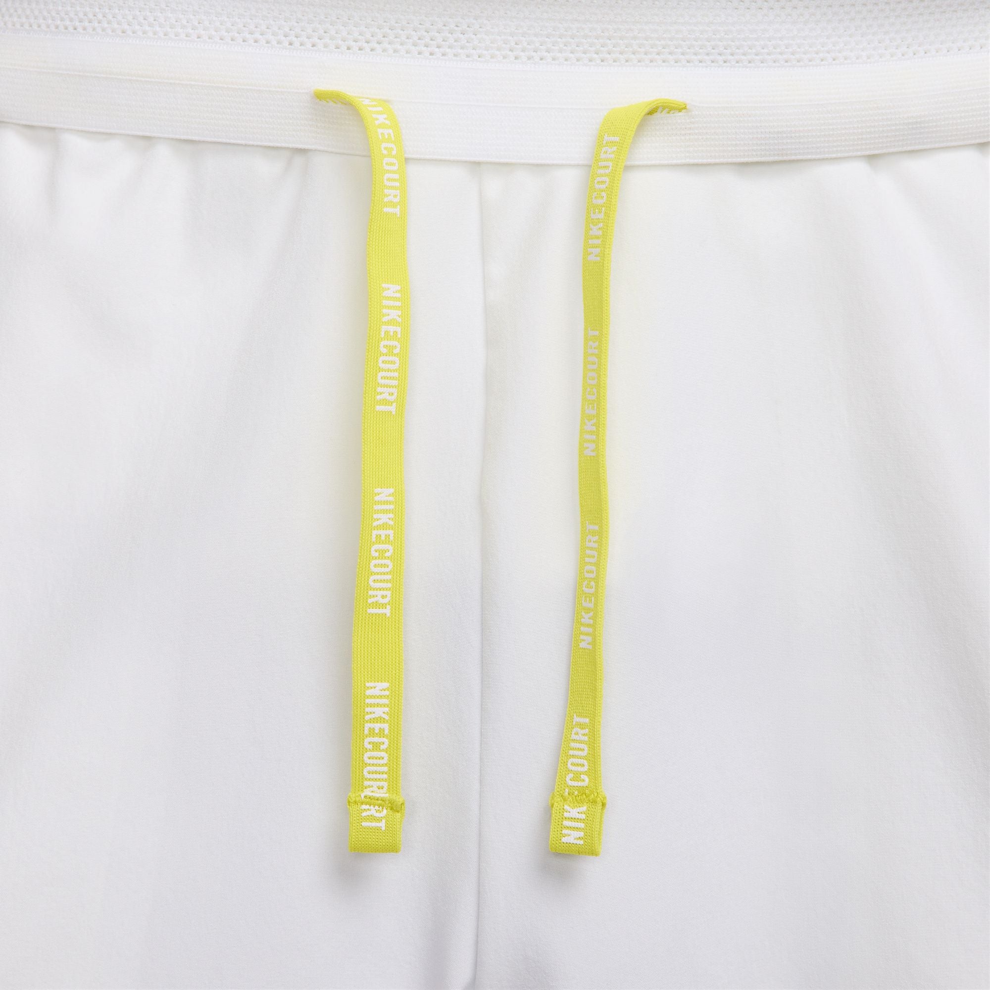 Nike Men's Court Slam Dri-FIT Tennis Shorts in White/Medium Ash