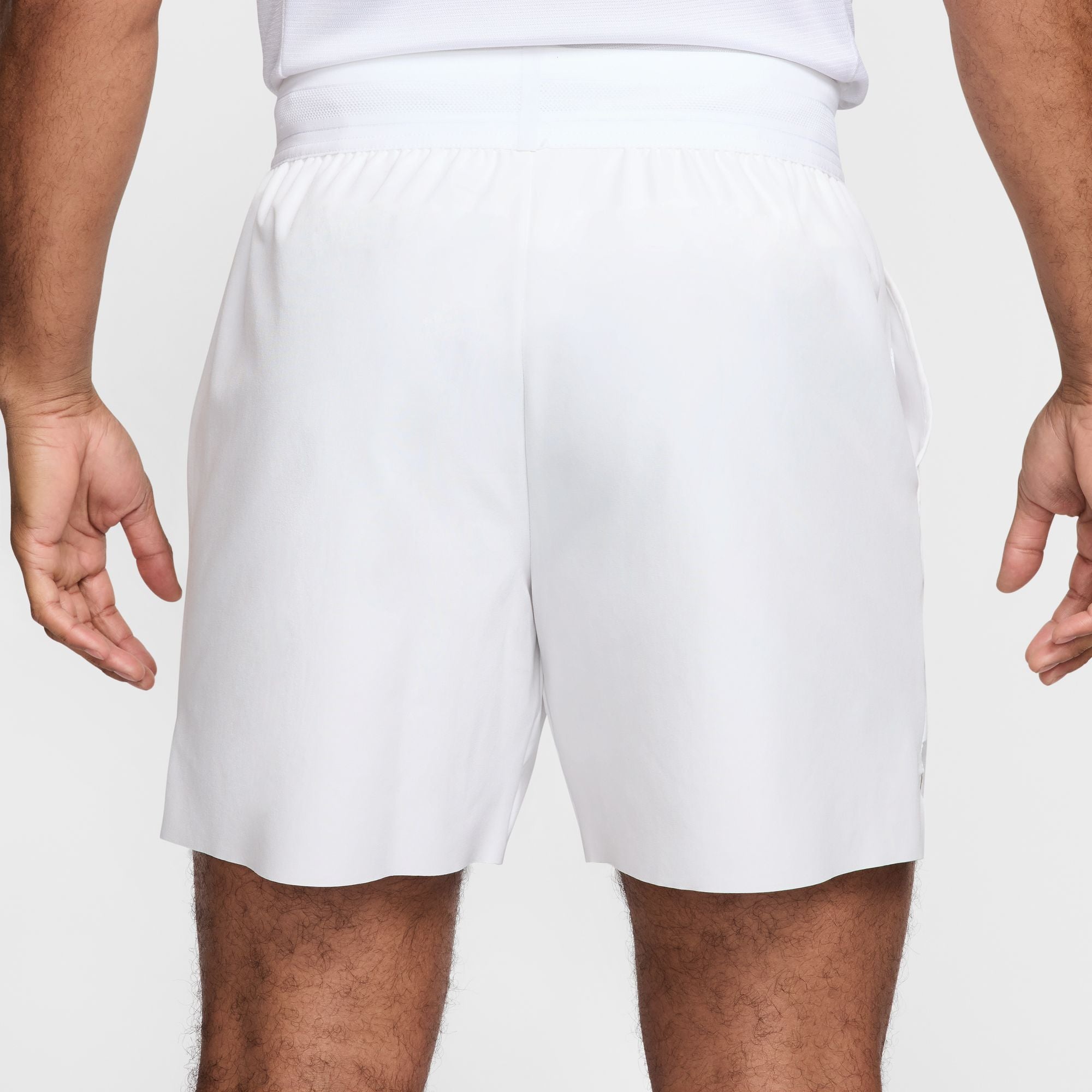 Nike Men's Court Slam Dri-FIT Tennis Shorts in White