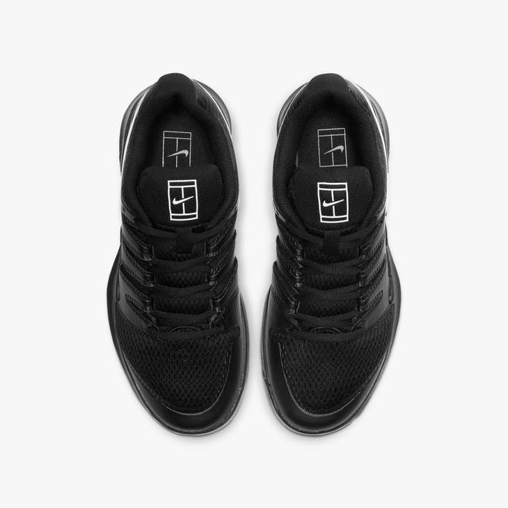 Nike Little/Big Kids' Court Jr. Vapor X Little/Big Kids' Tennis Shoes In Black/White-Volt