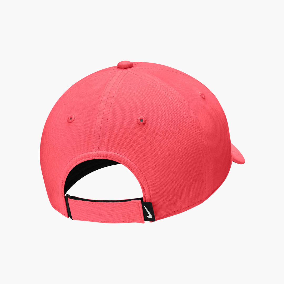Nike Dri-FIT Club Structured Swoosh Cap in Hot Lava/Black