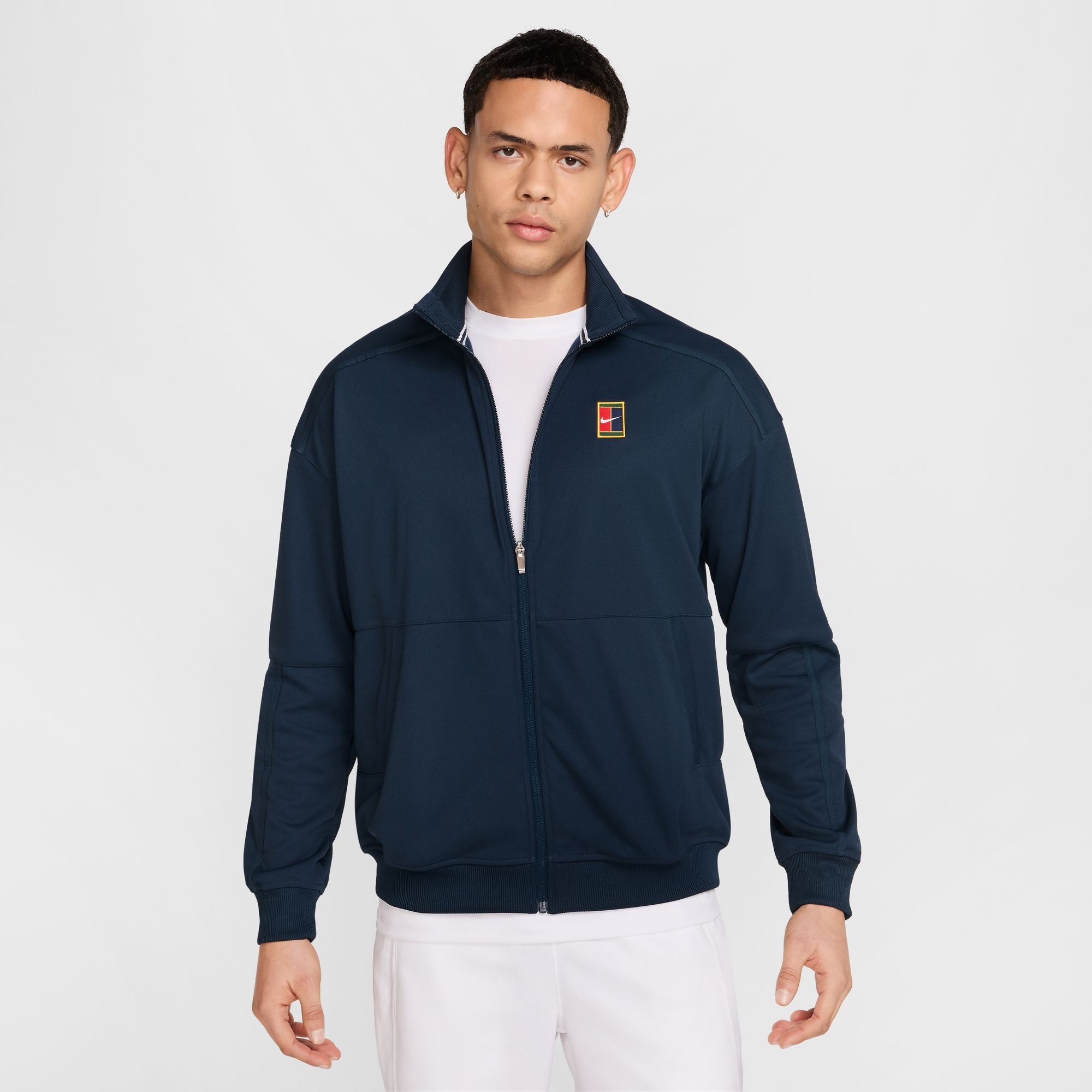 Nike Men's Court Heritage Tennis Jacket in Armory Navy/Armory Navy