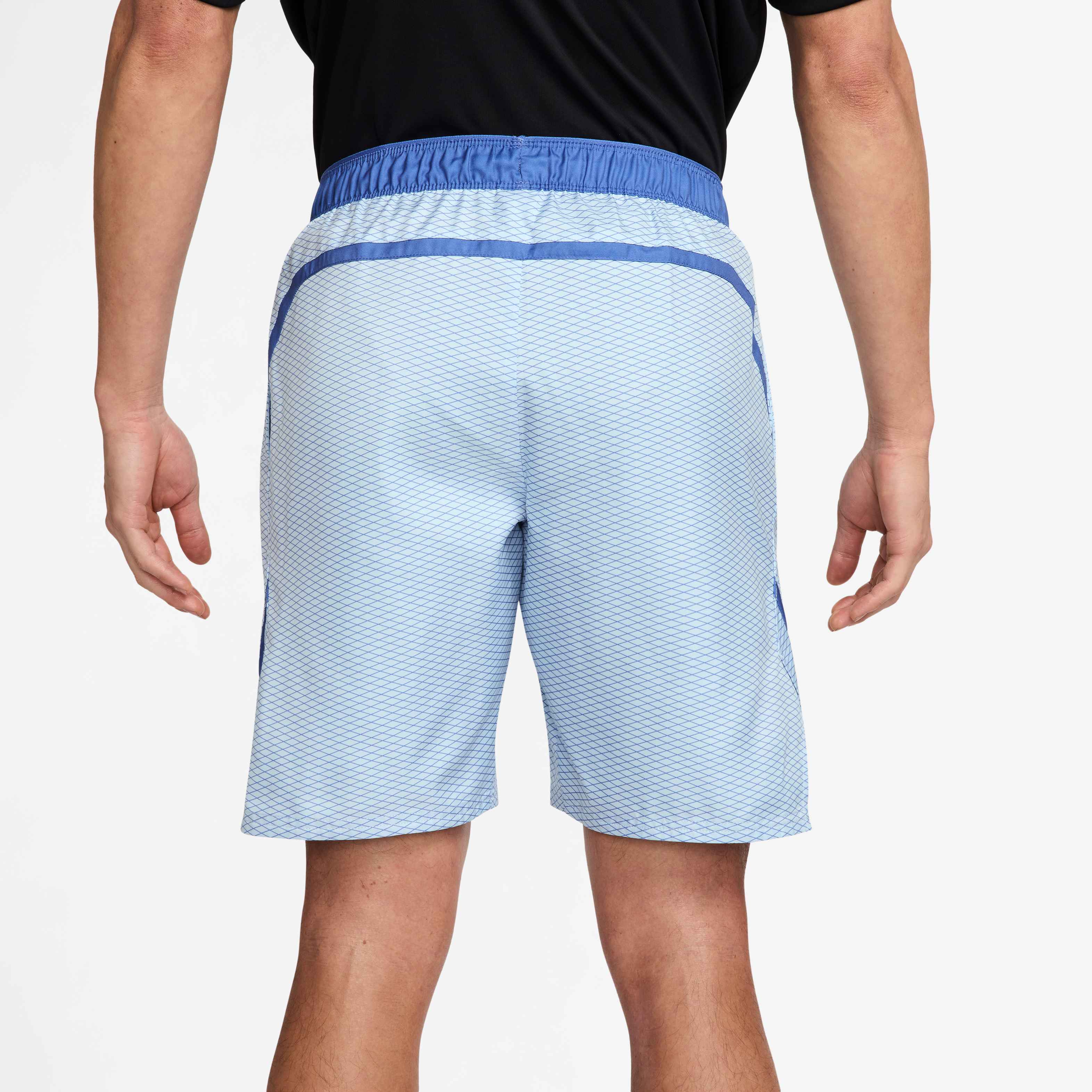 Nike Men's Court Victory Dri-FIT 7" Tennis Shorts in Celestine Blue/Black