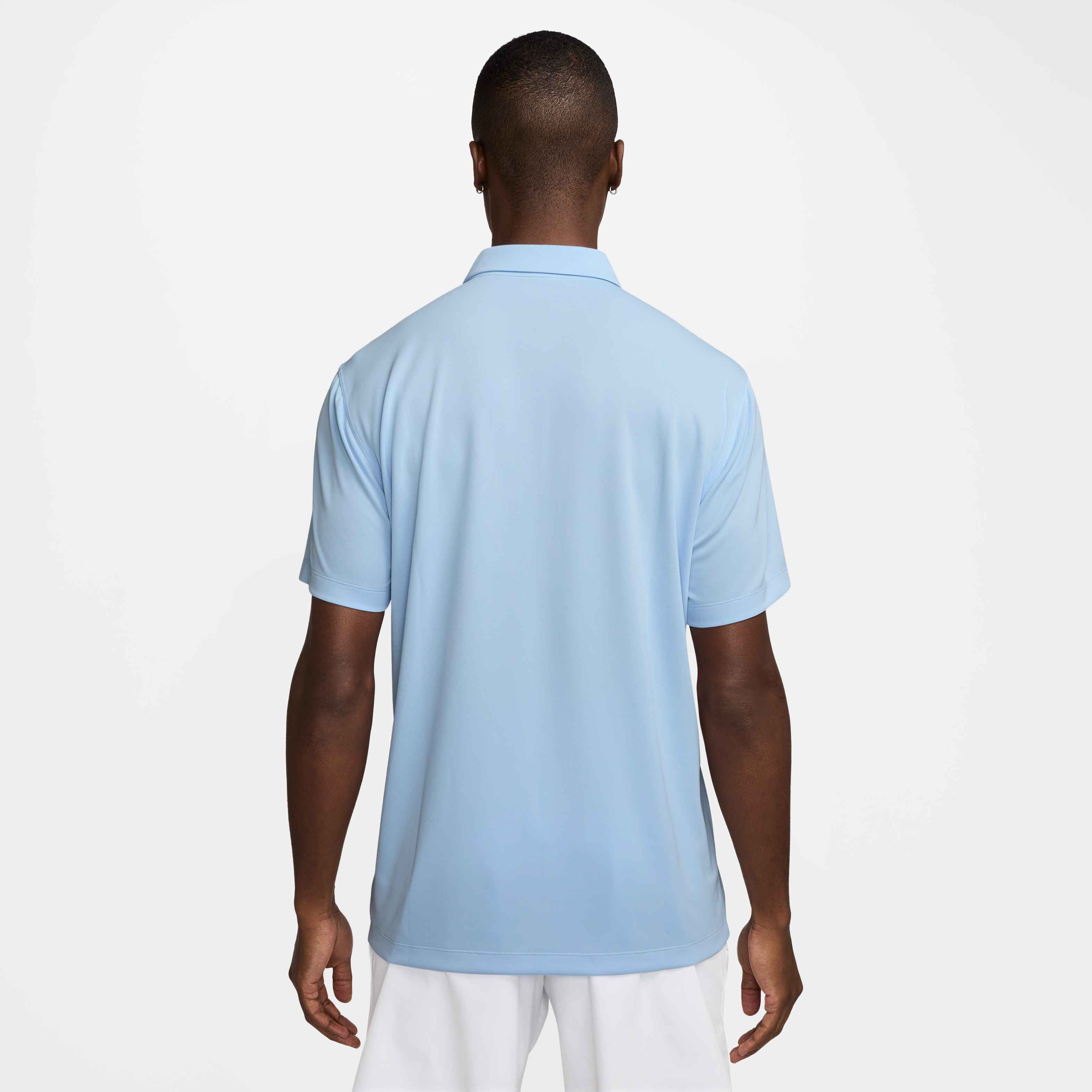 Nike Men's Court Dri-FIT Tennis Polo in Celestine Blue/Black