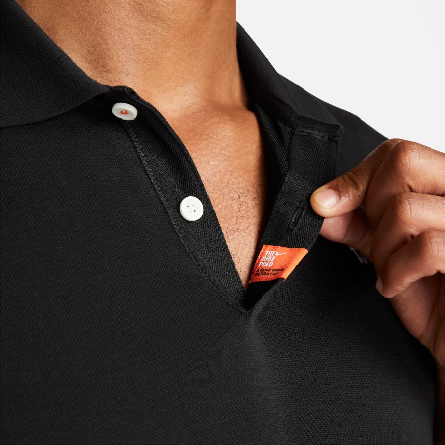 Nike Men's Polo Rafa Slim-Fit Polo in Black/White