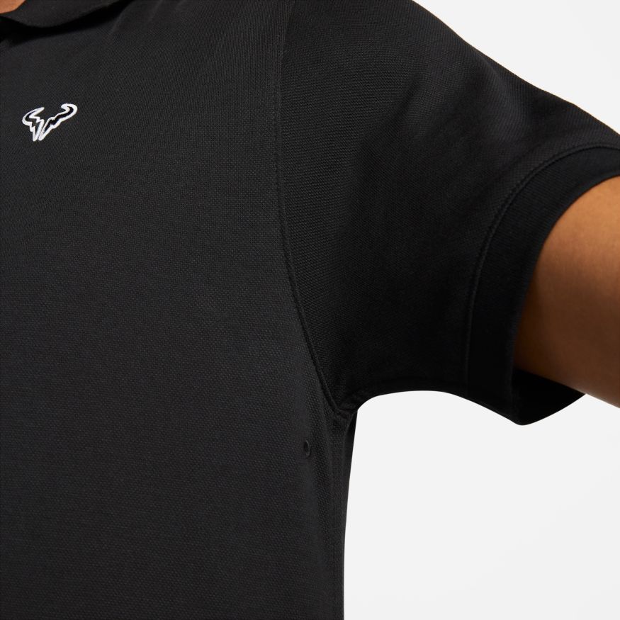 Nike Men's Polo Rafa Slim-Fit Polo in Black/White