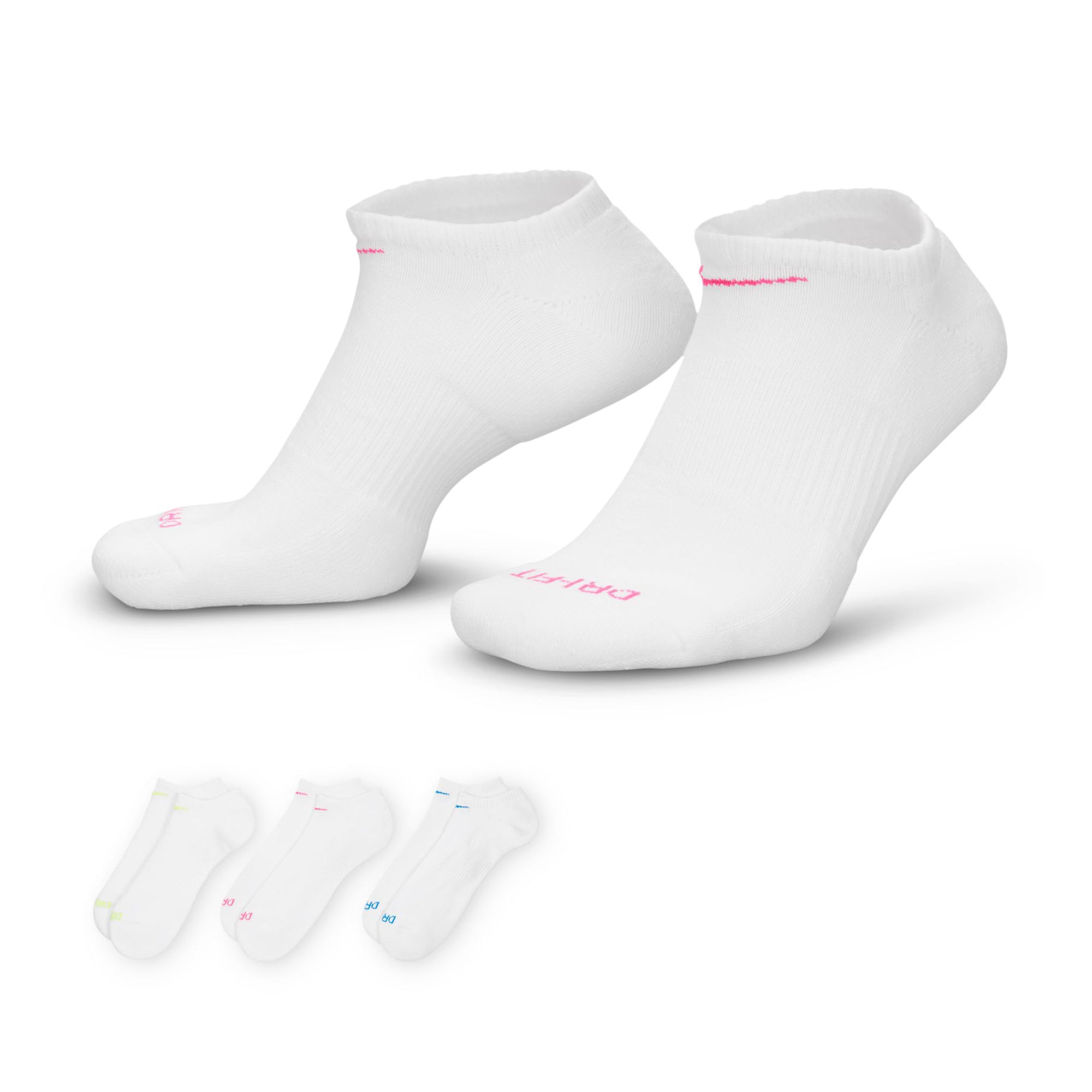 Nike Everyday Plus Cushioned Crew training socks (6 pairs) in Multi-Color (938)