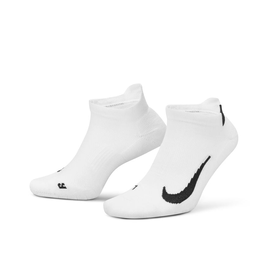 Nike Court Multiplier Max Tennis No-Show Socks in White/Black