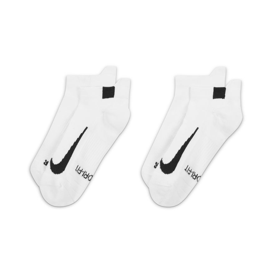 Nike Court Multiplier Max Tennis No-Show Socks in White/Black