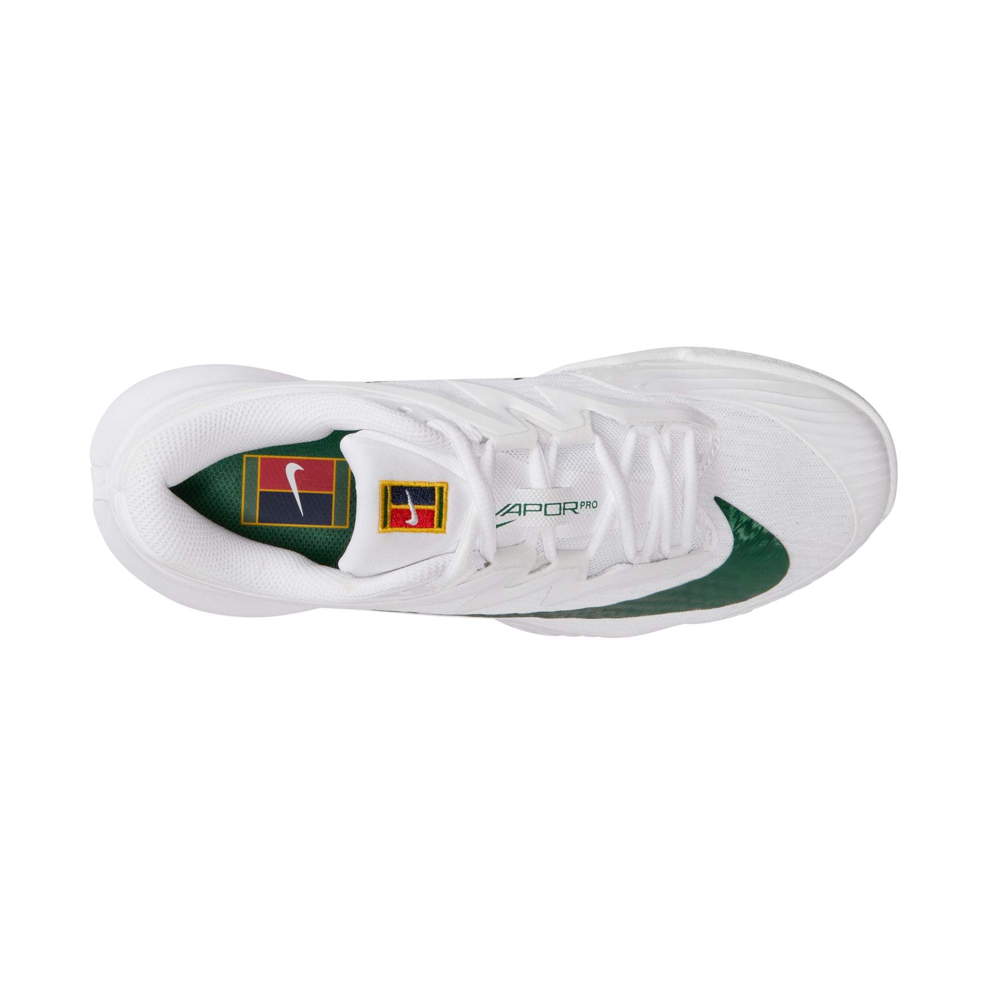 Nike Performance Vapor Pro 3 Premium in White/Gorge Green-University Gold