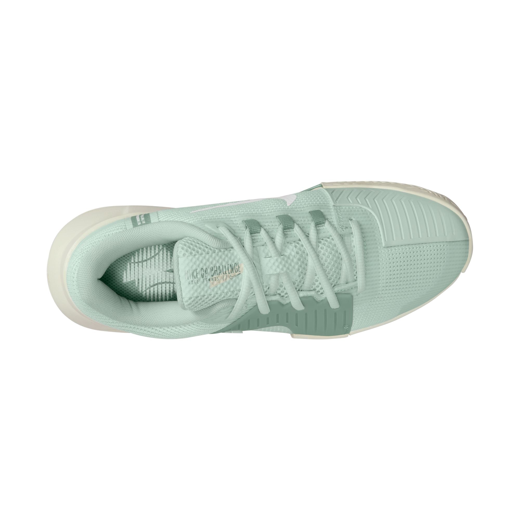 Nike Women's Zoom GP Challenge 1.5 Hard Court Tennis Shoes in Barely Green/White-Steam-Sea Glass