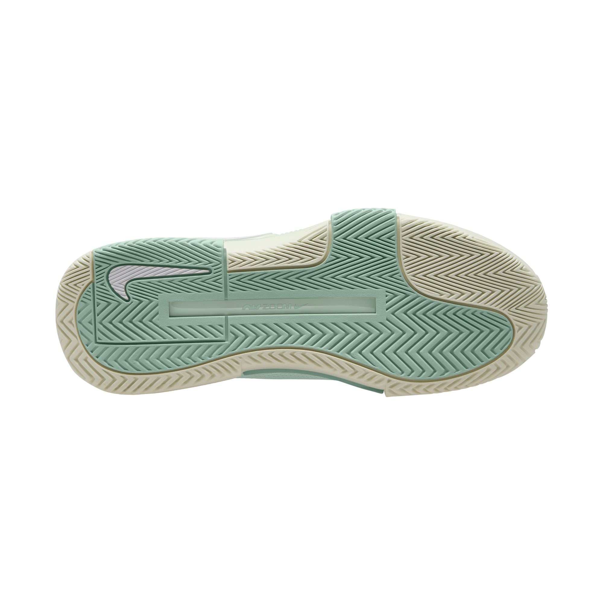 Nike Women's Zoom GP Challenge 1.5 Hard Court Tennis Shoes in Barely Green/White-Steam-Sea Glass