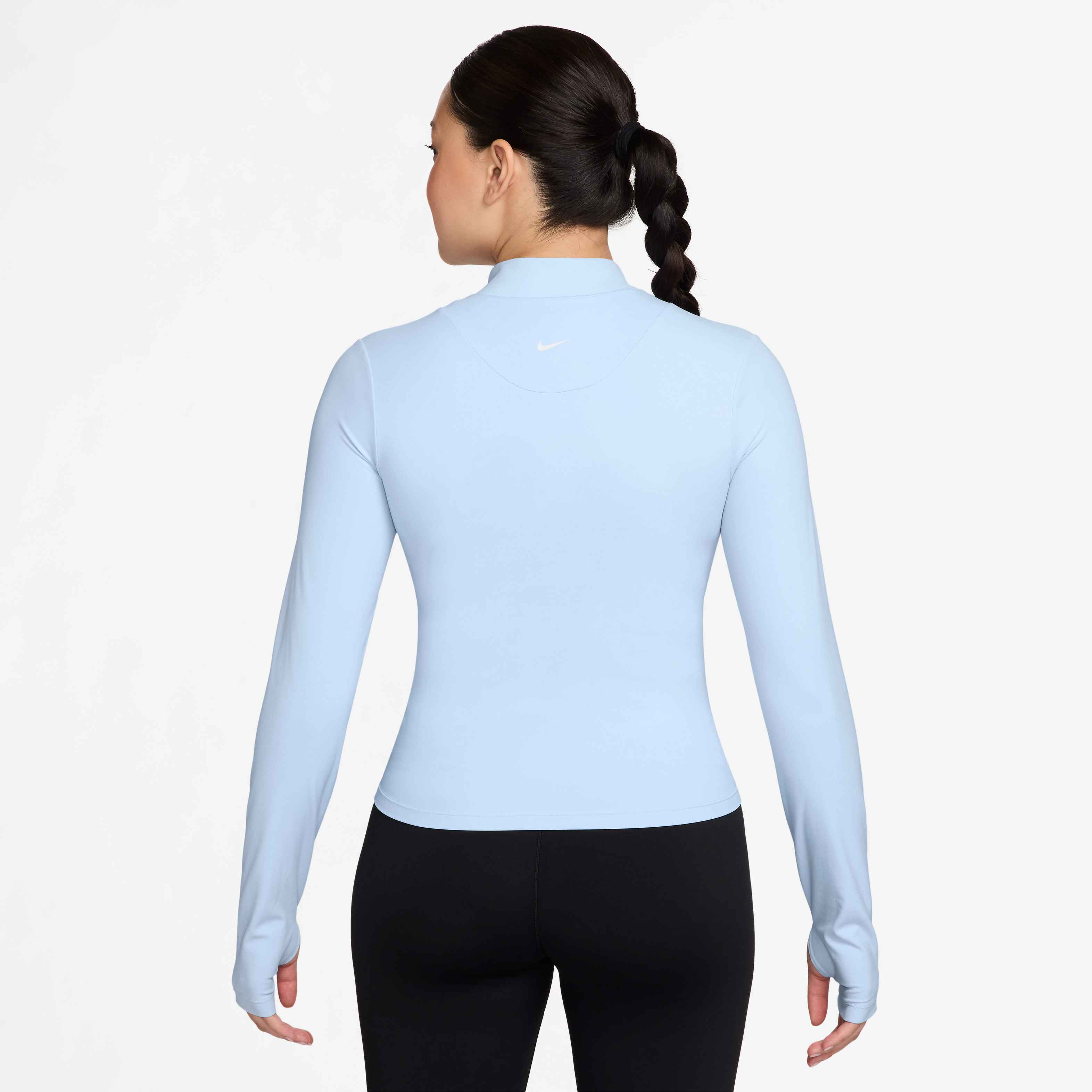Nike Women's Zenvy Dri-FIT Full-Zip Jacket in Hydrogen Blue/Cool Grey