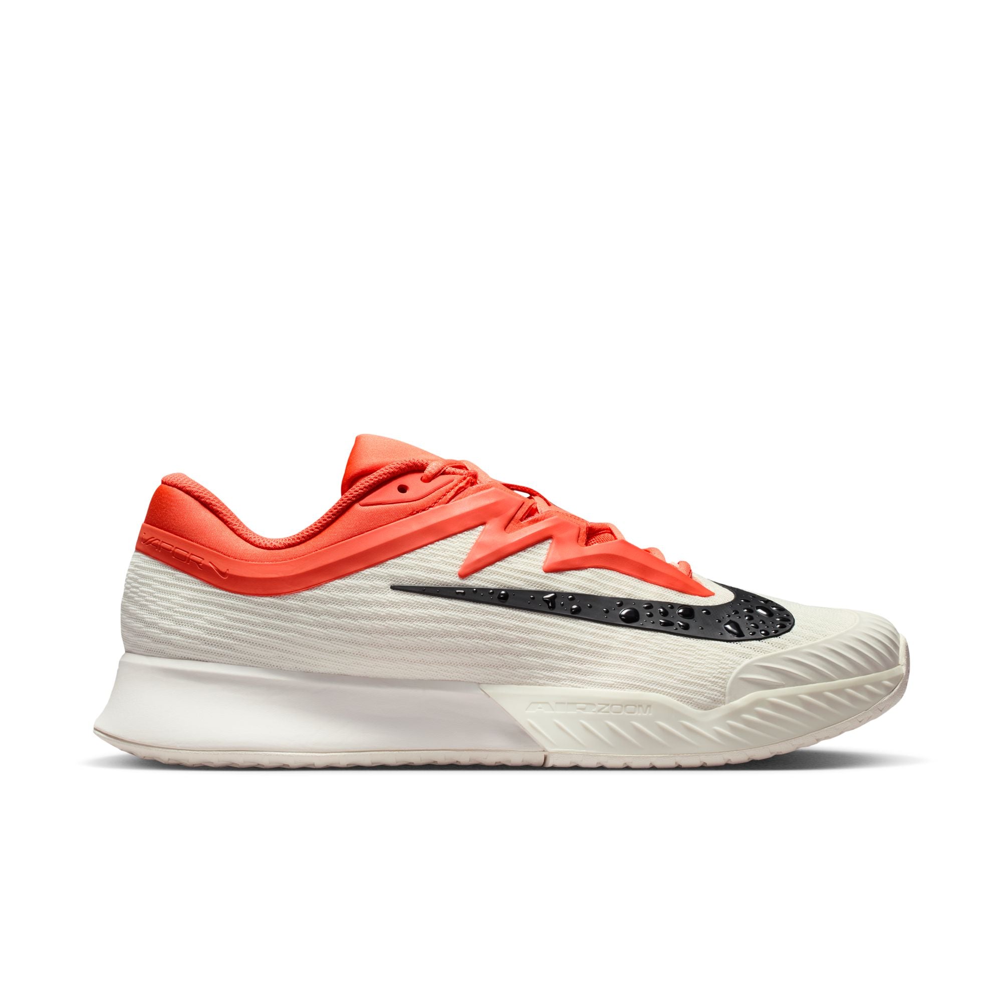 Nike Men's Vapor Pro 3 Hard Court Tennis Shoes in Sail/Black-Turf Orange-Blue Ribbon Htr