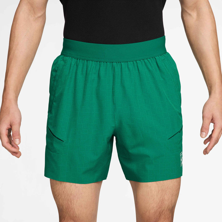 NikeCourt Advantage Dri-FIT tennisshorts voor heren  in Malachite/White