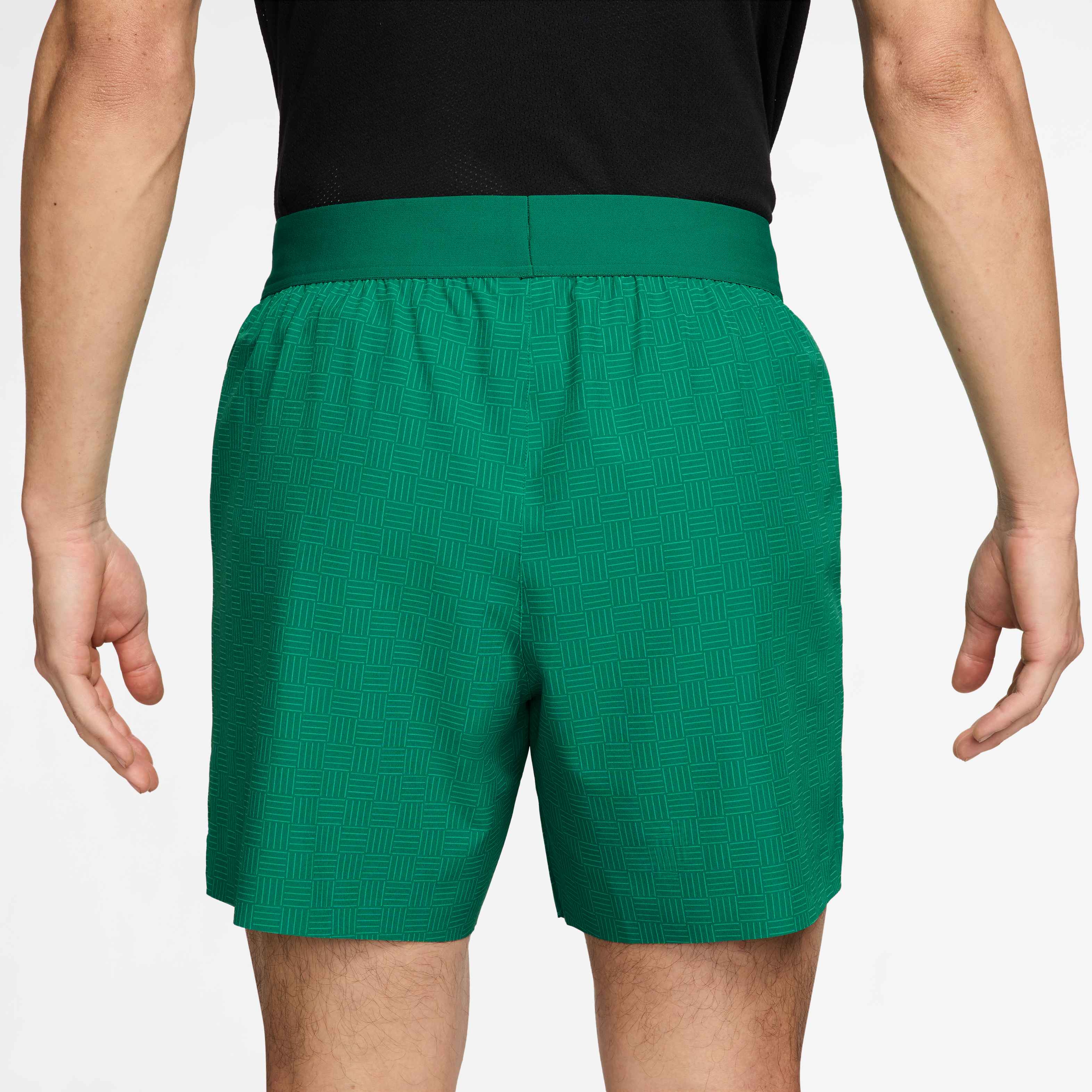 NikeCourt Advantage Dri-FIT tennisshorts voor heren  in Malachite/White