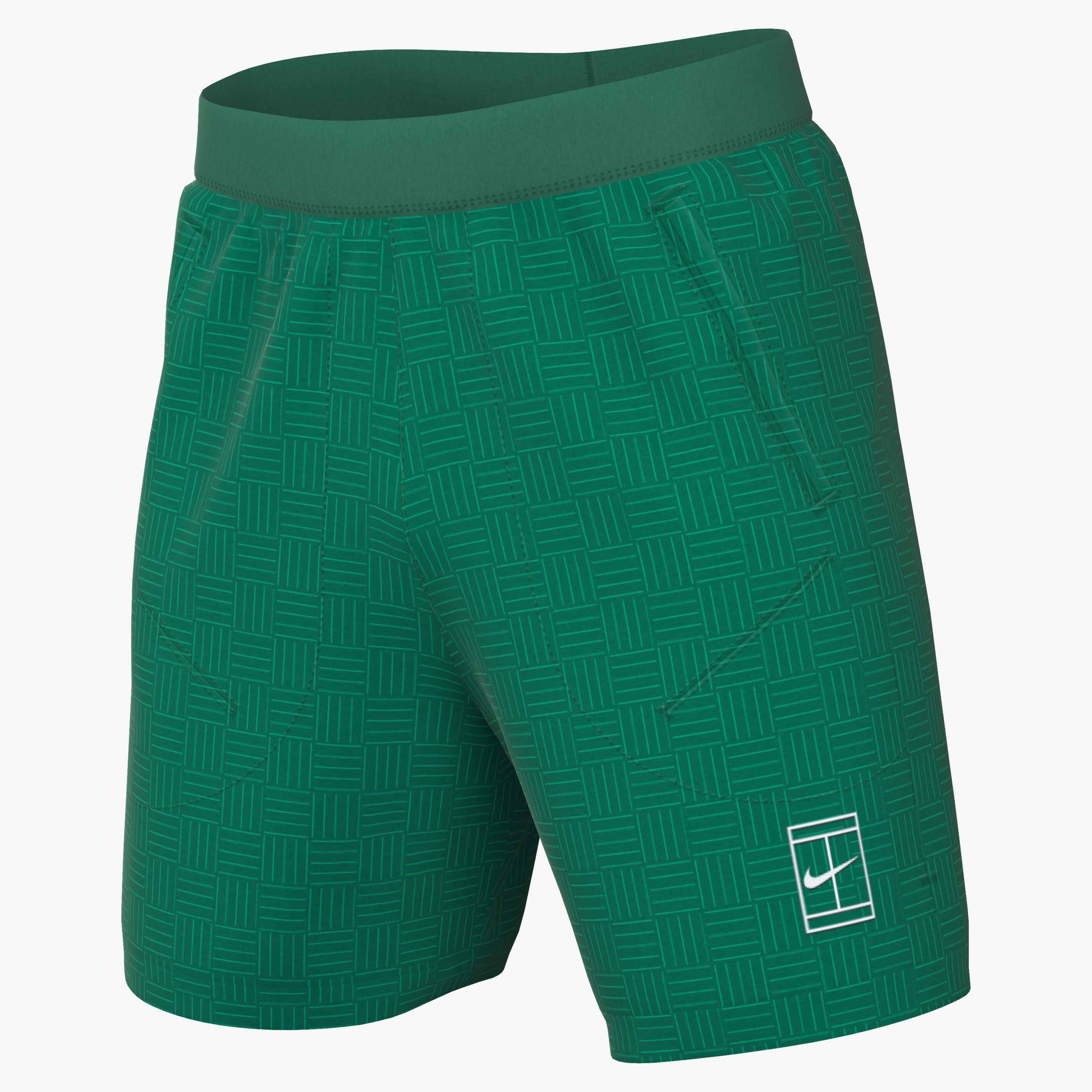 NikeCourt Advantage Dri-FIT tennisshorts voor heren  in Malachite/White