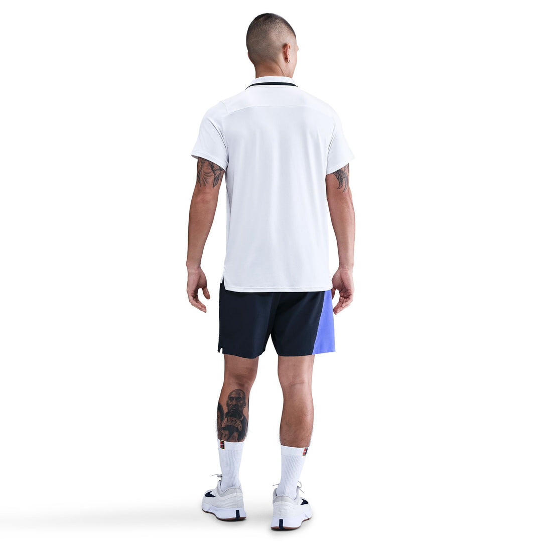 Nike Court Advantage Slam Short in Dark Obsidian/Sapphire/White