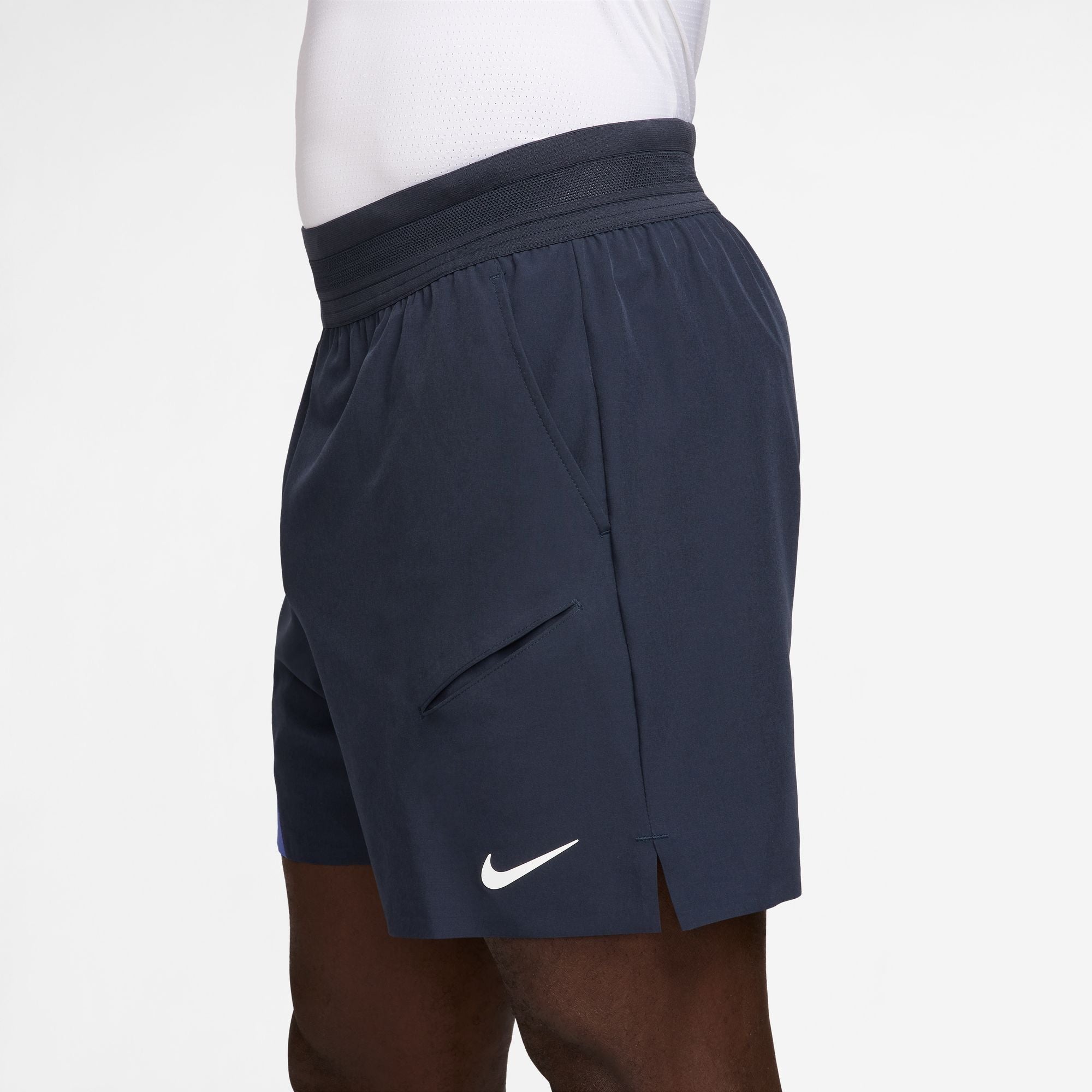 Nike Court Advantage Slam Short in Dark Obsidian/Sapphire/White