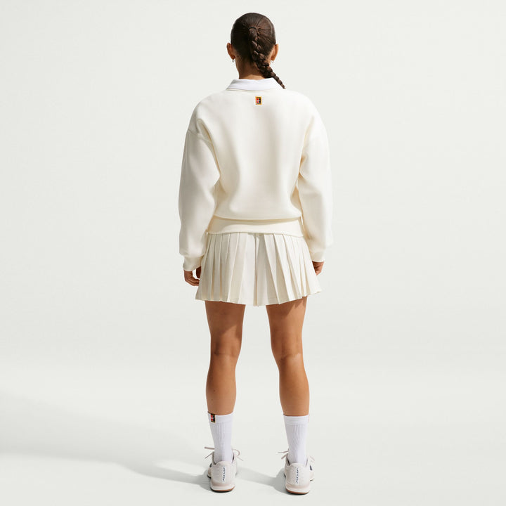 NikeCourt collectie Tennis top met ronde hals voor dames in Sail/Midnight Navy