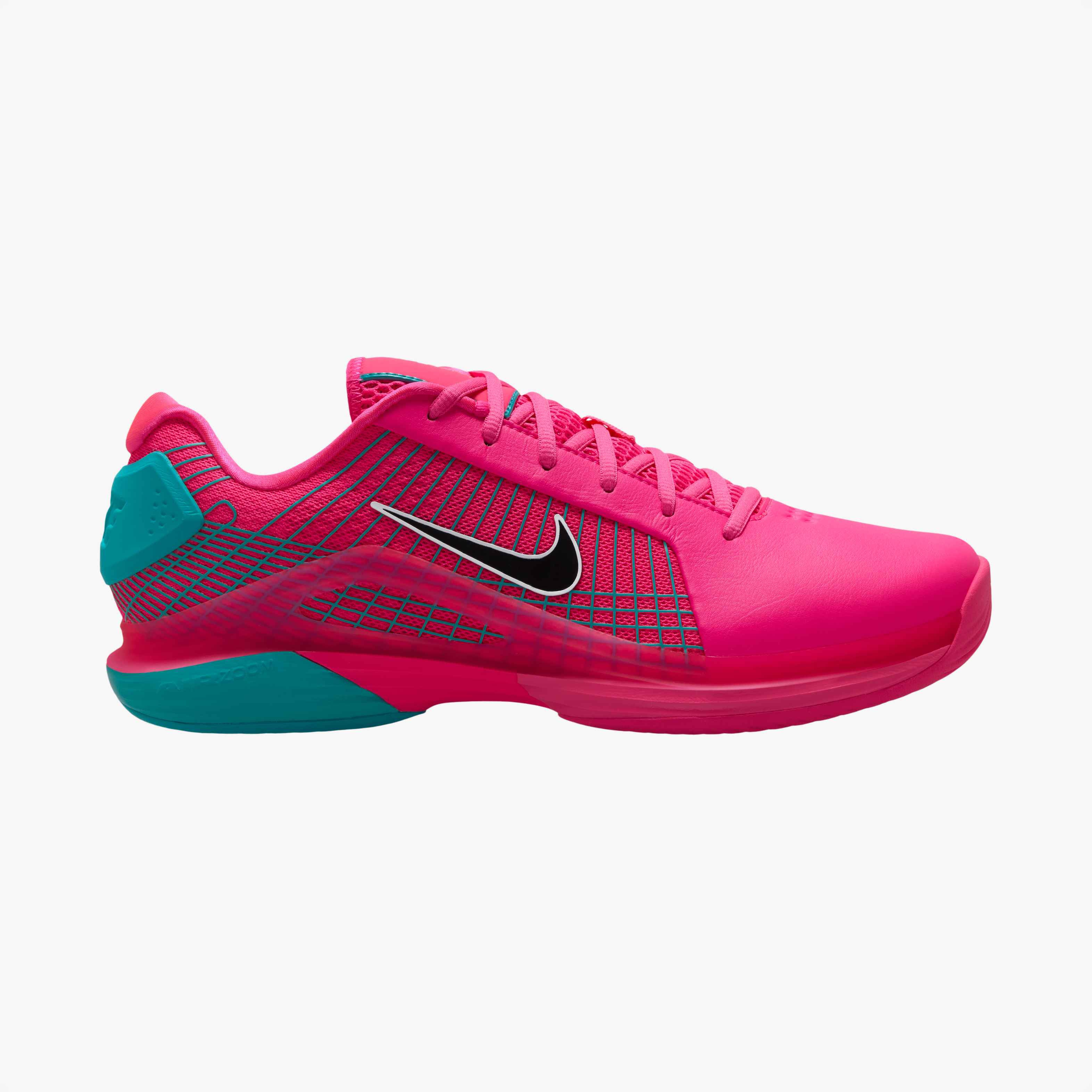 Nike Men's Vapor 12 Hypersmash Hard Court Tennis Shoes in Hyper Pink/Black-Dusty Cactus