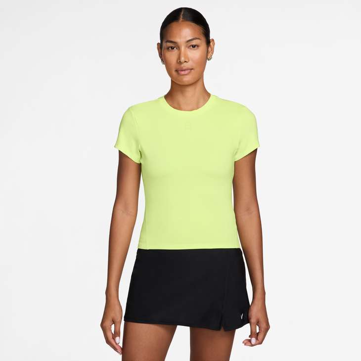 Nike Men's Court Advantage Dri-FIT Tennis Top in Lt Lemon Twist/Lt Lemon Twist