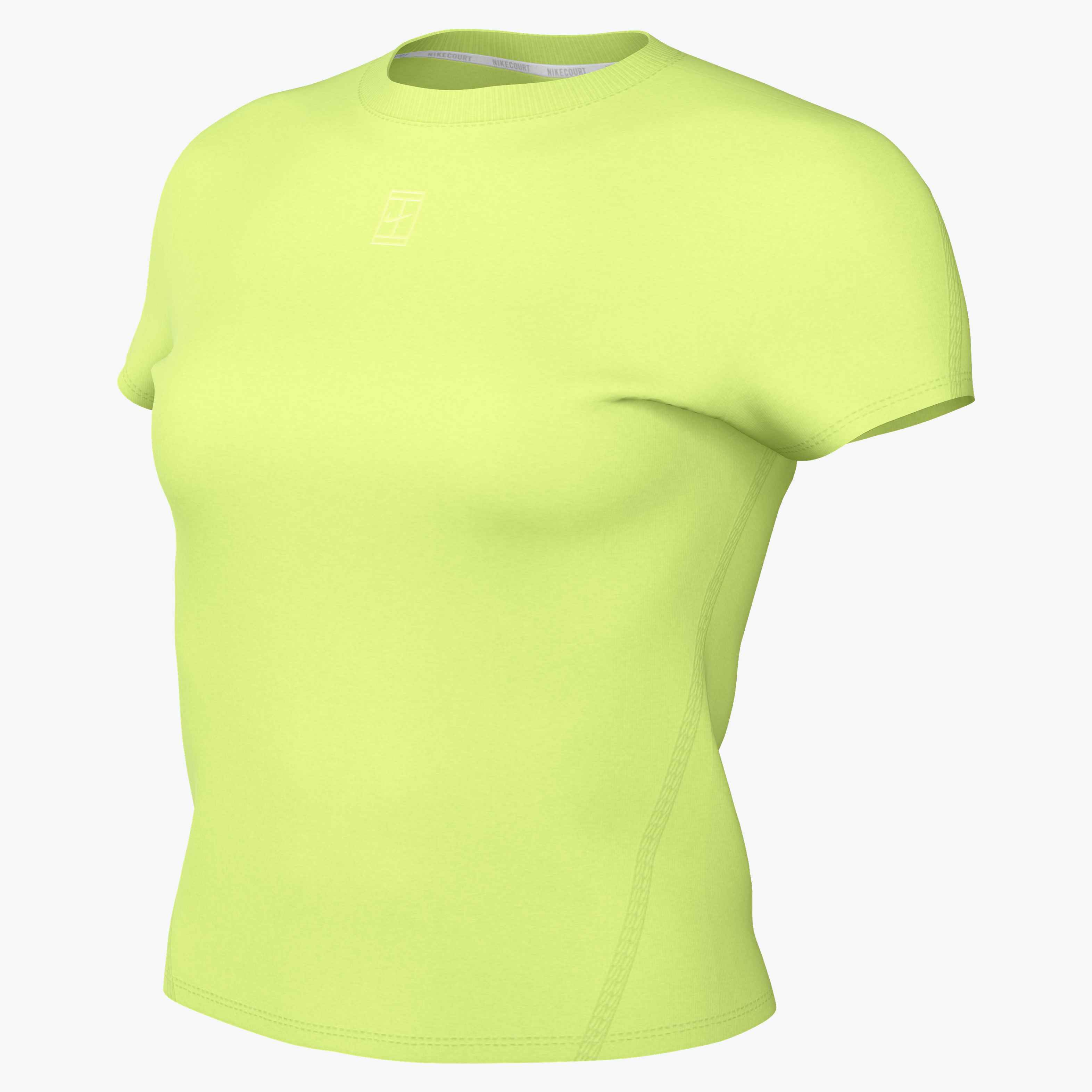 Nike Men's Court Advantage Dri-FIT Tennis Top in Lt Lemon Twist/Lt Lemon Twist