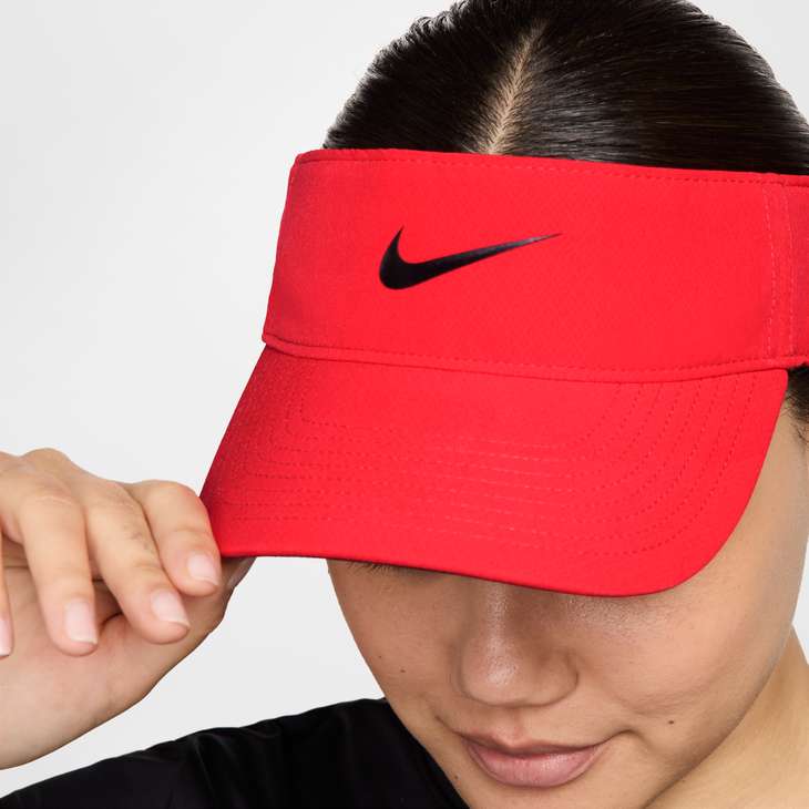 Nike Dri-FIT ADV Ace Visor in Lt Crimson/Anthracite/Black