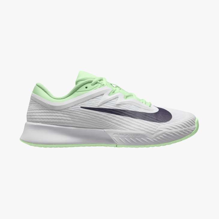 Nike Men's Vapor Pro 3 Clay Court Tennis Shoes in White/Dark Raisin-Volt Tint