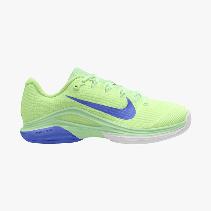 Nike Women's Vapor 12 Hard Court Tennis Shoes in Lt Liquid Lime/Sapphire-White-Volt Tint
