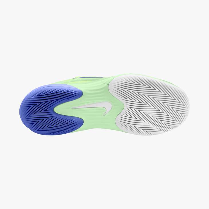 Nike Women's Vapor 12 Hard Court Tennis Shoes in Lt Liquid Lime/Sapphire-White-Volt Tint