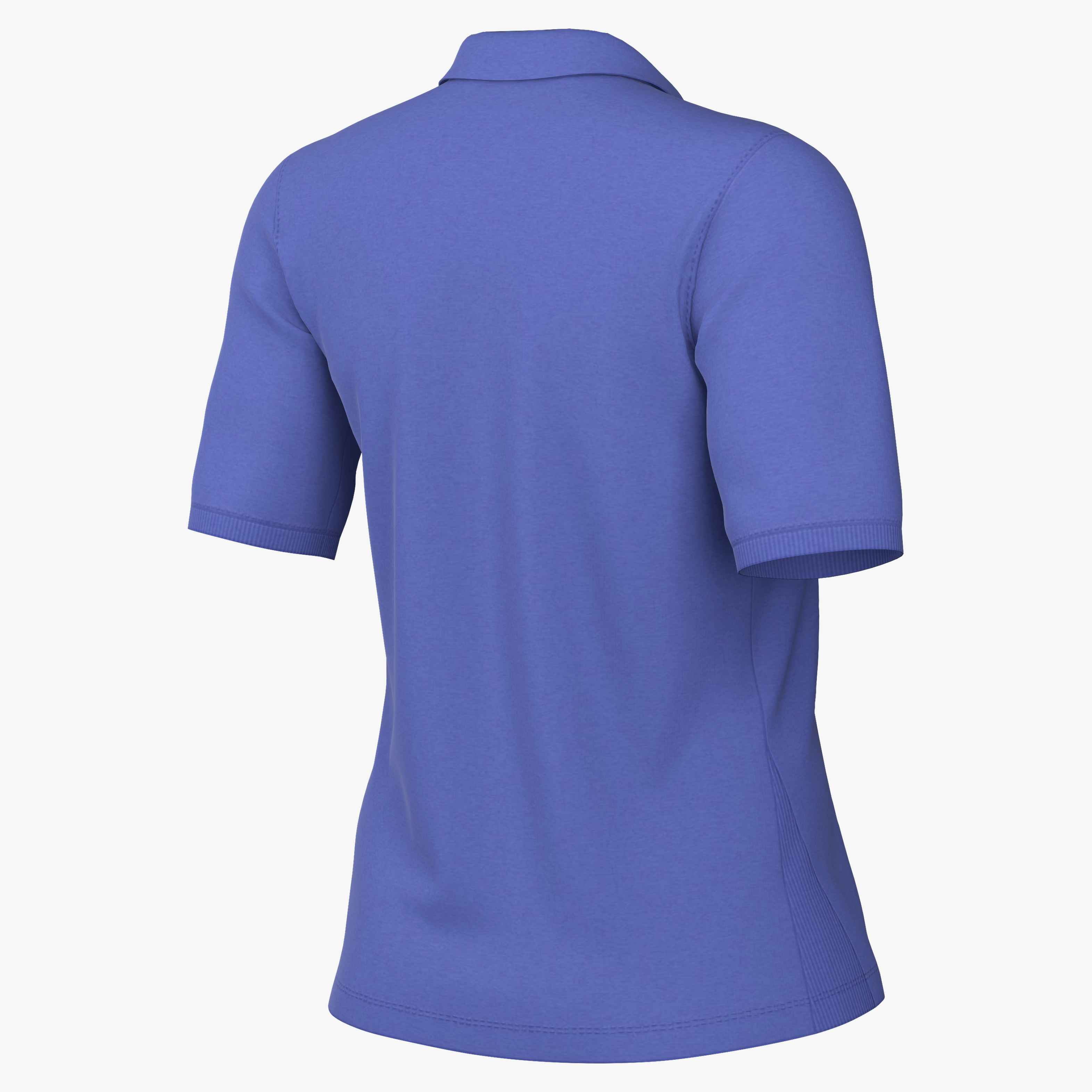 Nike Women's Victory Dri-FIT Long-Sleeve Polo in Sapphire/White