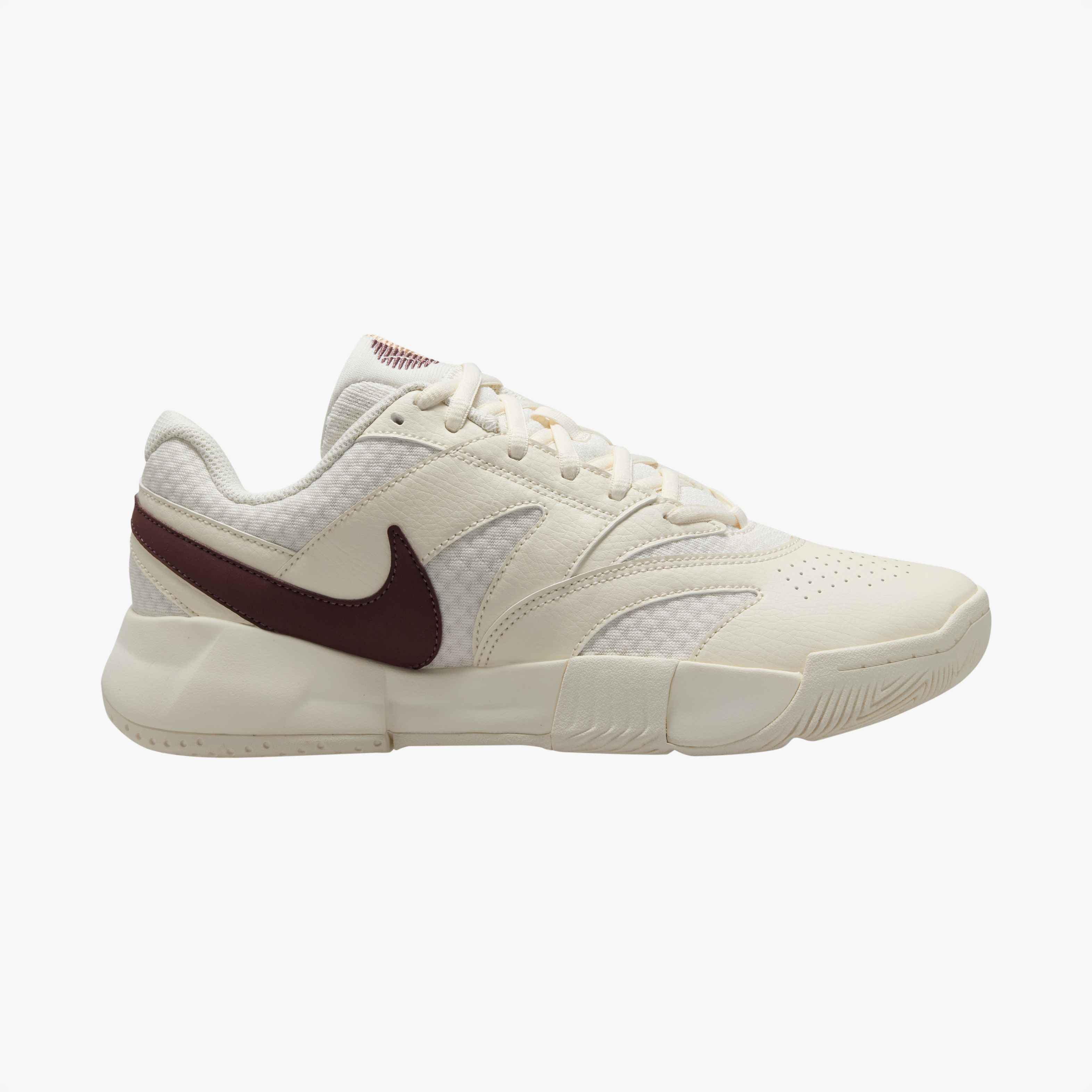 Nike Women's Court Lite 4 Tennis Shoes in Pale Ivory/Tattoo-Vachetta Tan