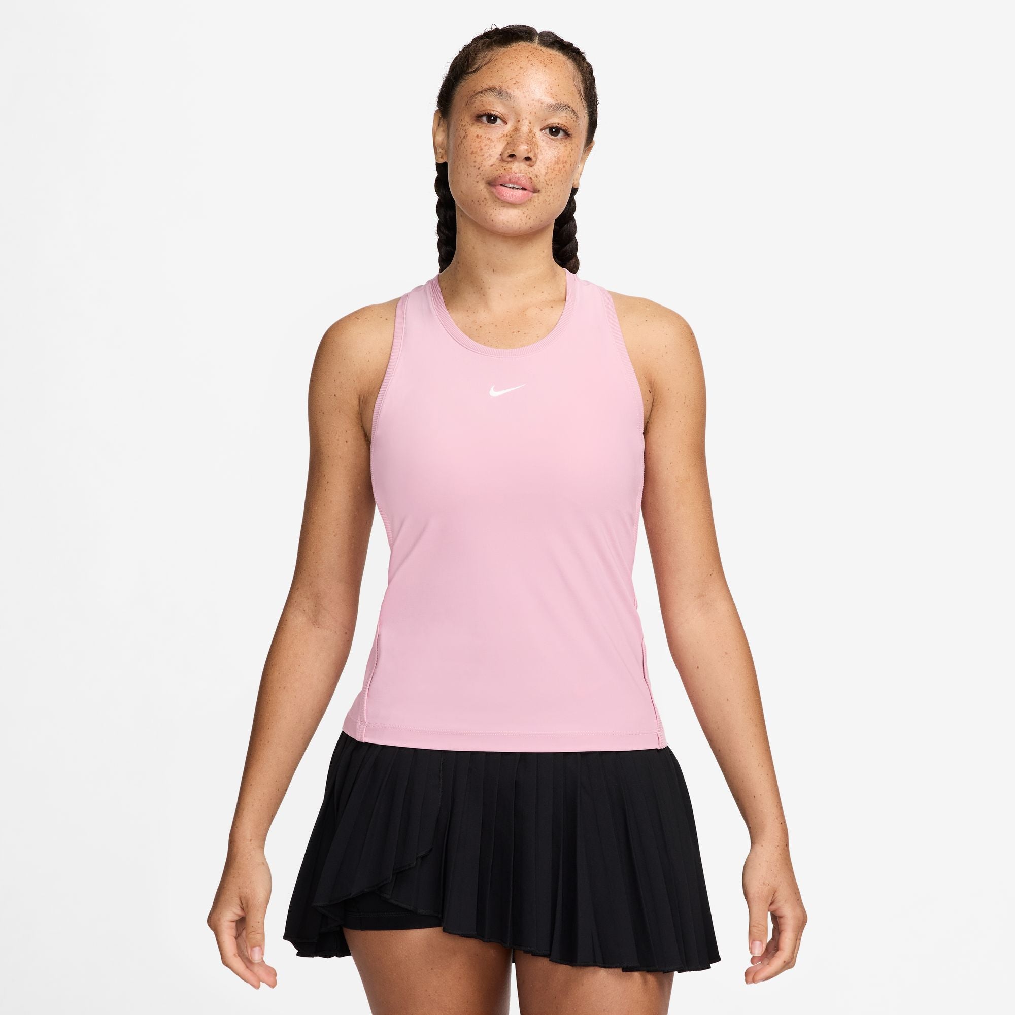 Nike Women's Victory Tank Top in Pink Foam/White