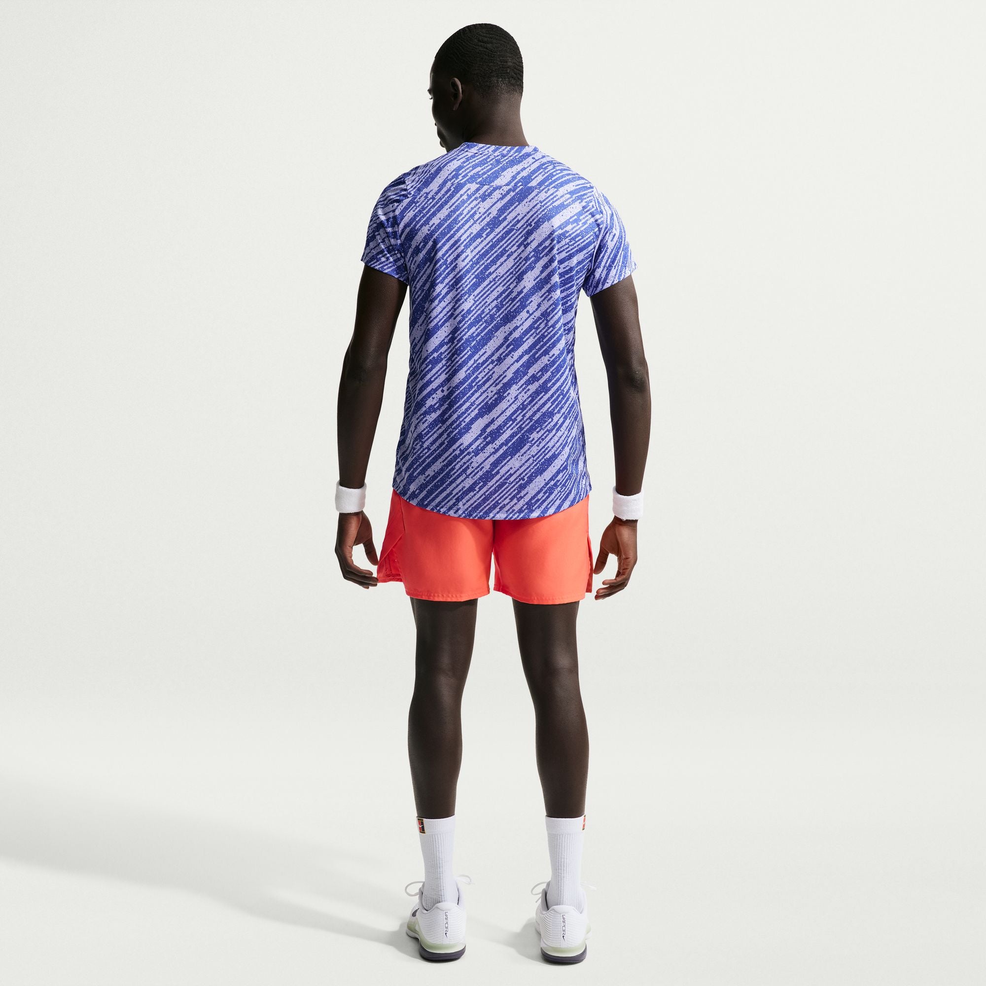 Nike Men's Court Victory Dri-FIT 18cm Tennis Shorts in Turf Orange/White